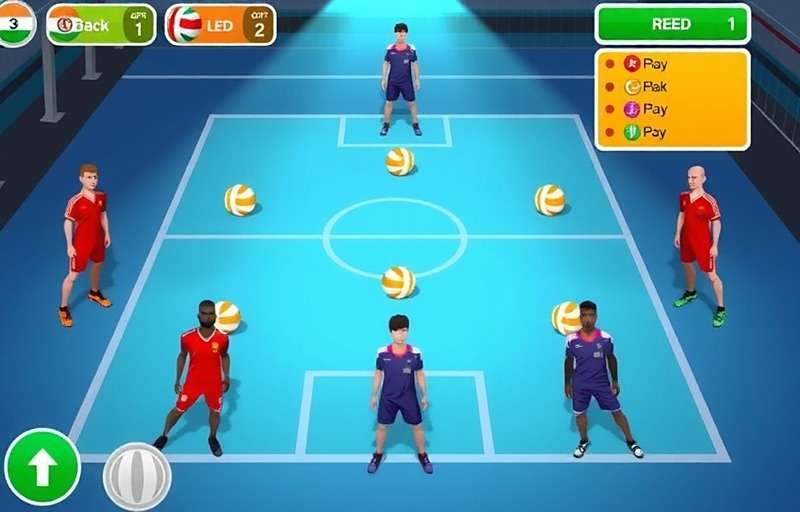 Volleyball Stars of India Strategy Guide Volleyball Stars of India strategy guide showing optimal team formation for Indian-style gameplay
